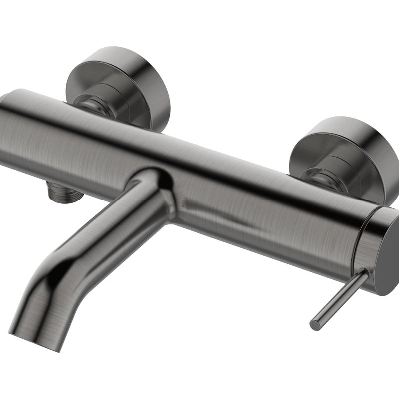 Mieszacz mechaniczny do wanny ESSEBAGNO Envol Graphite szczotkowane