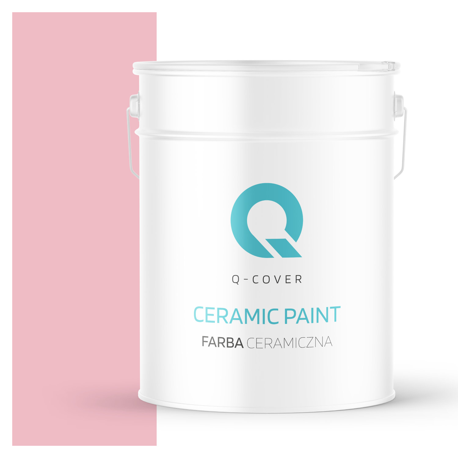 Farba Ceramiczna Do Ścian i Sufitów Q-Cover Różowy jasny H3657 Głęboki Mat 10L