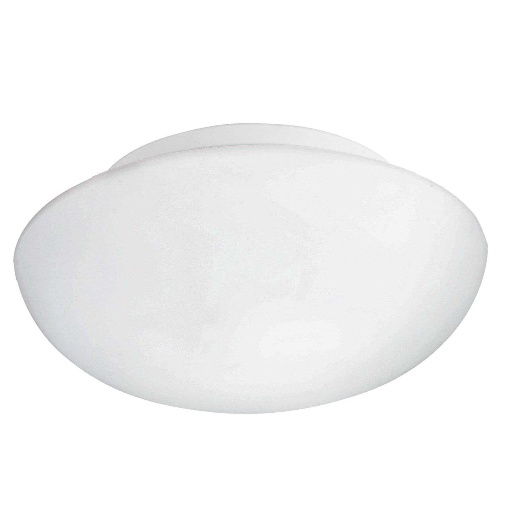 Suspension Vintage En Verre Opalin Mat - Diamètre 40cm, Marque La Creu, Occasion Fonctionnelle