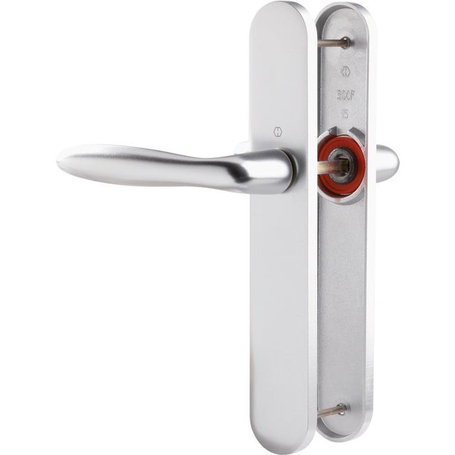 Poignée de porte intérieure - Verona - Hoppe Et Cie - Gris argent - Bec de cane - 195 mm