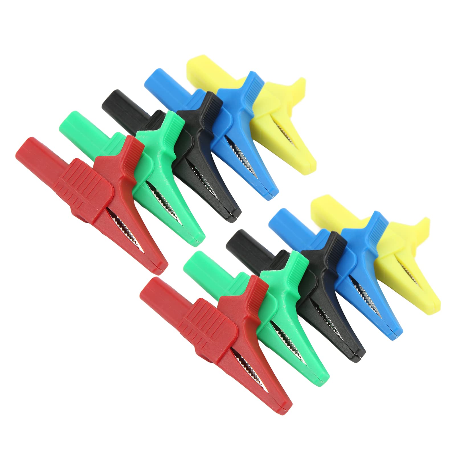 Lot De 10 Pinces à Ressort Plastique 10,2 Cm Type A Noires - Outil Bricolage Bois Multifonction