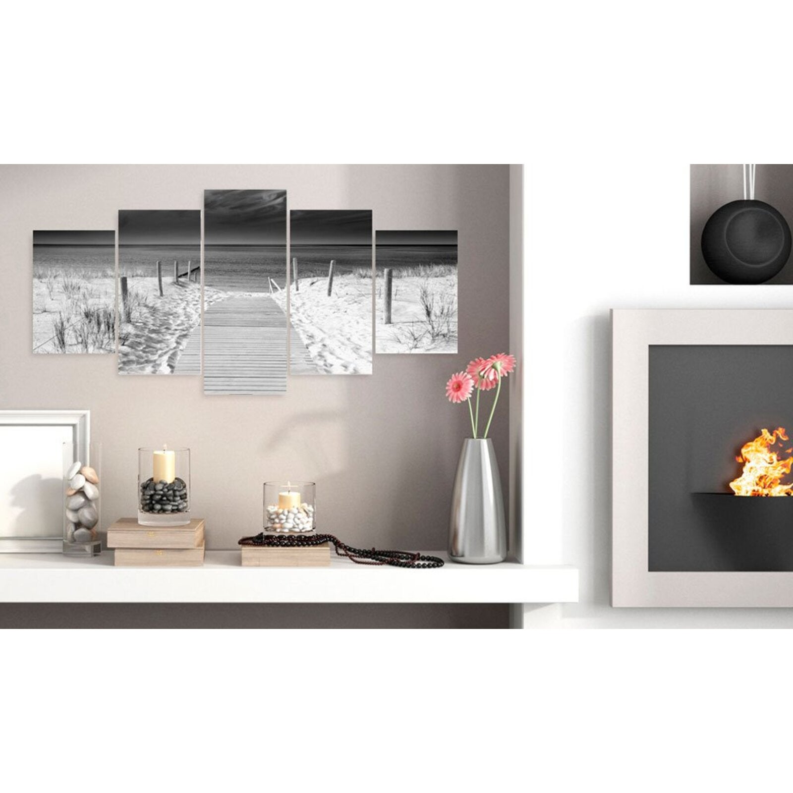 Tableau un souvenir de la mer - 100 x 50 cm - 2