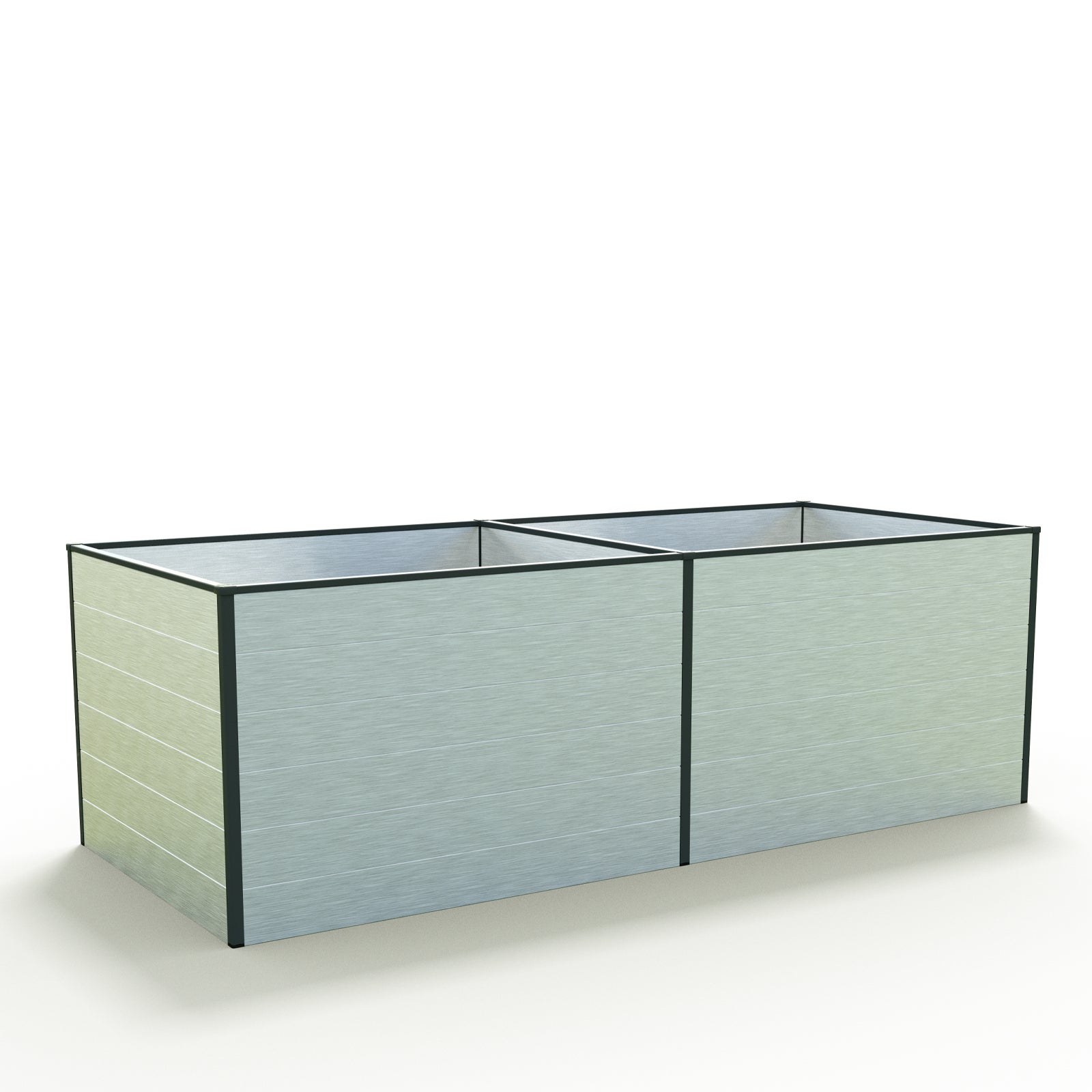 99 x 235 x 77 cm Grządka podwyższona, aluminium anodowane