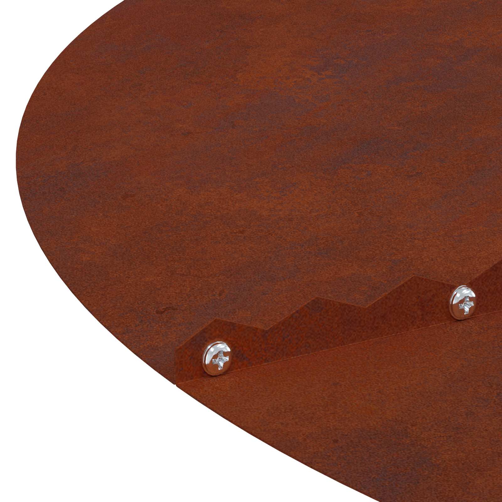 adecuado para Anillo de Árbol Plano Oxidado Ø40/70 cm vidaXL - 7