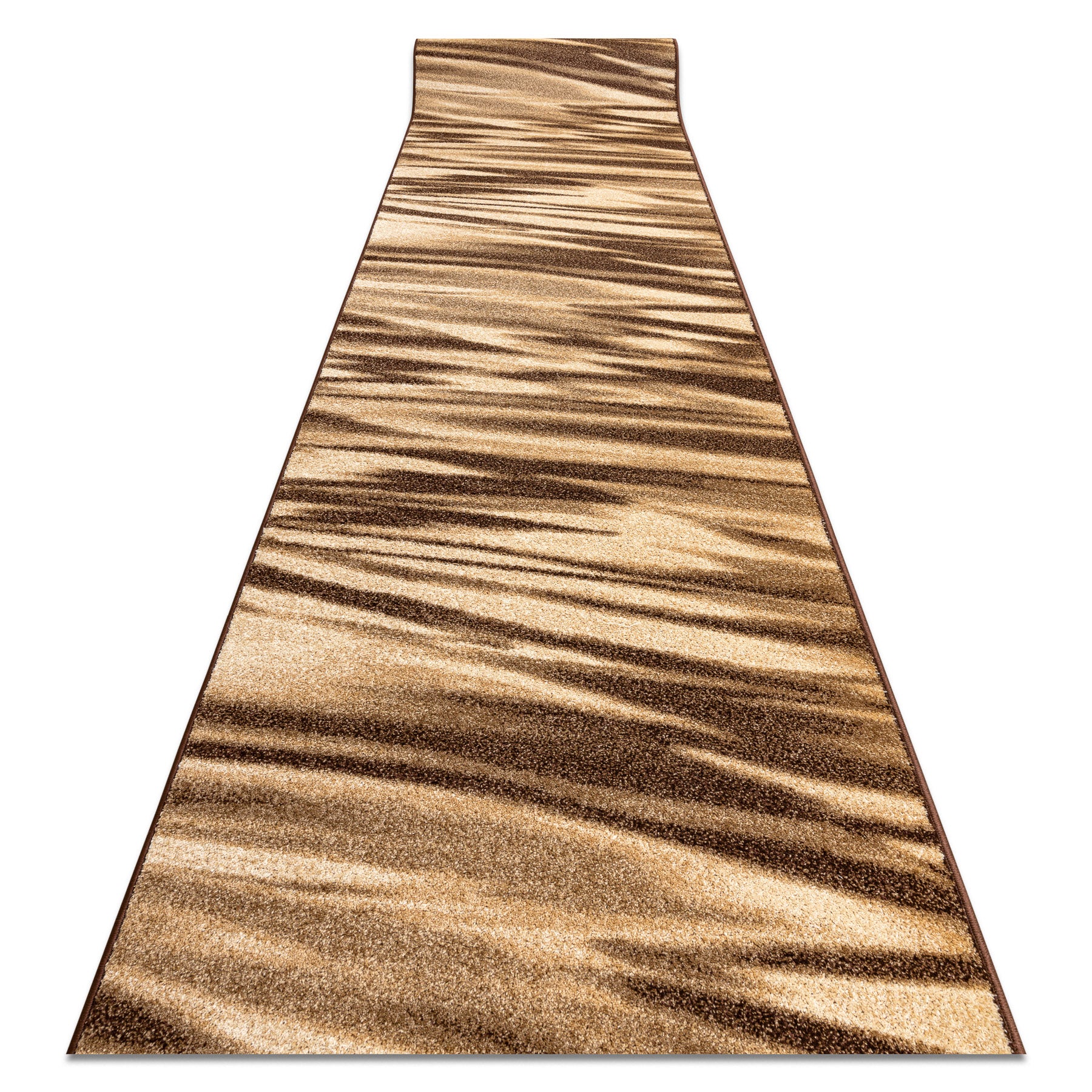 Chodnik KARMEL FRYZ - ARABICA brąz 100 cm 100x200 cm
