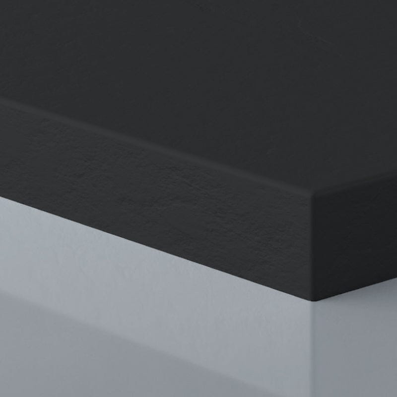 Receveur de douche 70 x 150 cm extra plat PURE en résine surface ardoisée noir Grille inox - 6