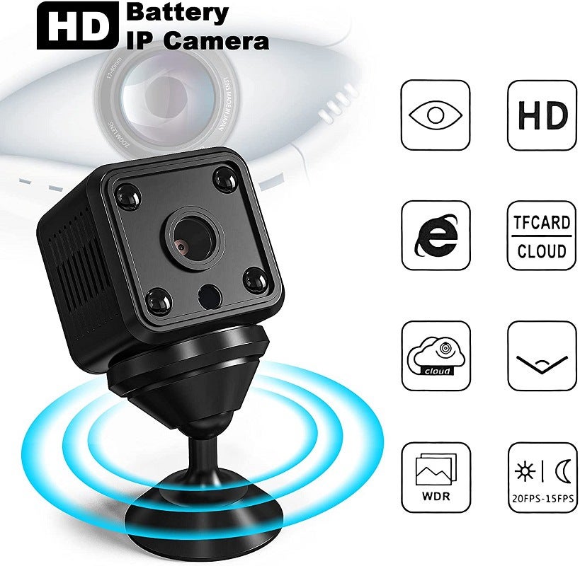 Caméra Espion Réveil WiFi - HD 1080P, Vision Nocturne, Détection De Mouvement - Pour Surveillance Discrète à Distance