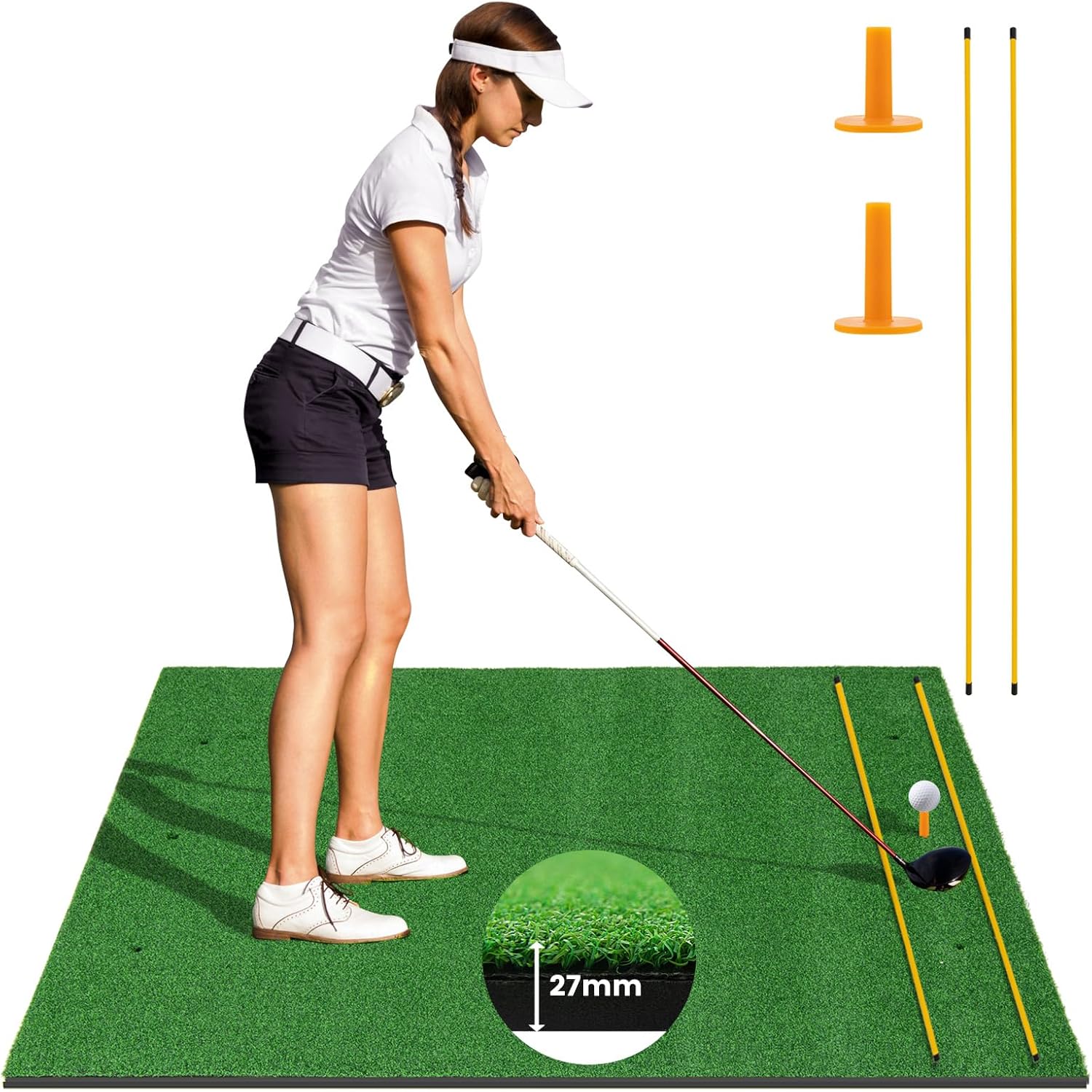 Bâtons D'alignement De Golf, Tiges D'entraînement De Golf Pliables Pour Viser Mettre Un Correcteur De Posture Batons Aide A Entrainement De Golf 94212361