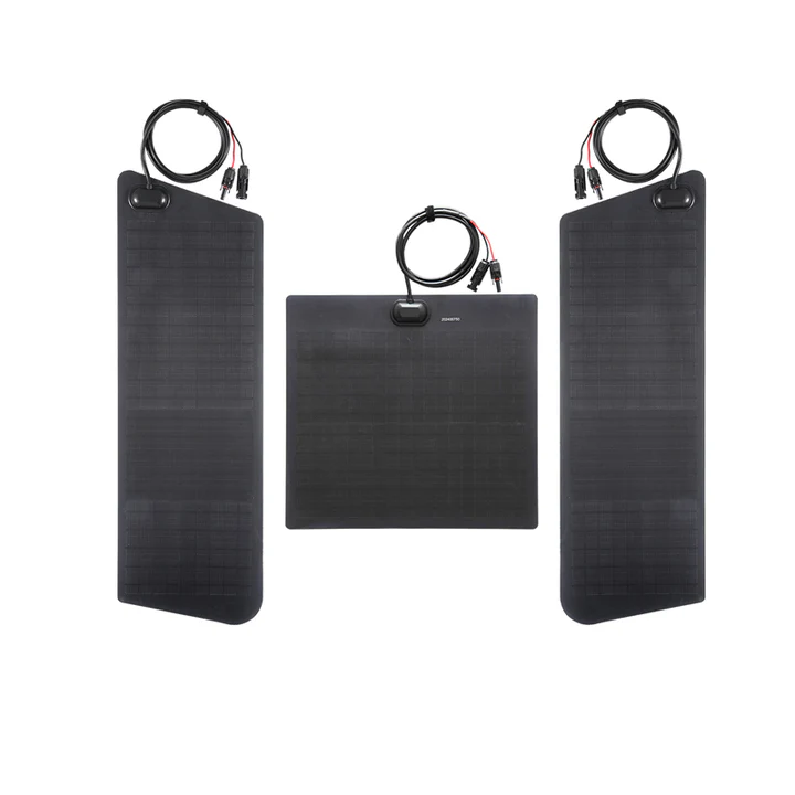 Panneau solaire 80 W (28 + 24 + 28) 12 V + régulateur solaire MPPT pour Toyota 4Runner 4e et 5e générations (2003-2024) avec prise d'air - 2