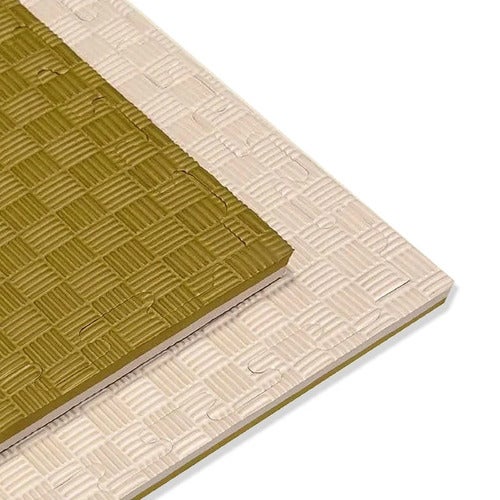 Artatami® Tatami Puzzle 1x1x20 mm Branco - Verde Pacote Econômico [10 Unidades] Artes Marciais. Caratê, Judô e Taekwondo, Espuma EVA. Antiderrapante. - 7