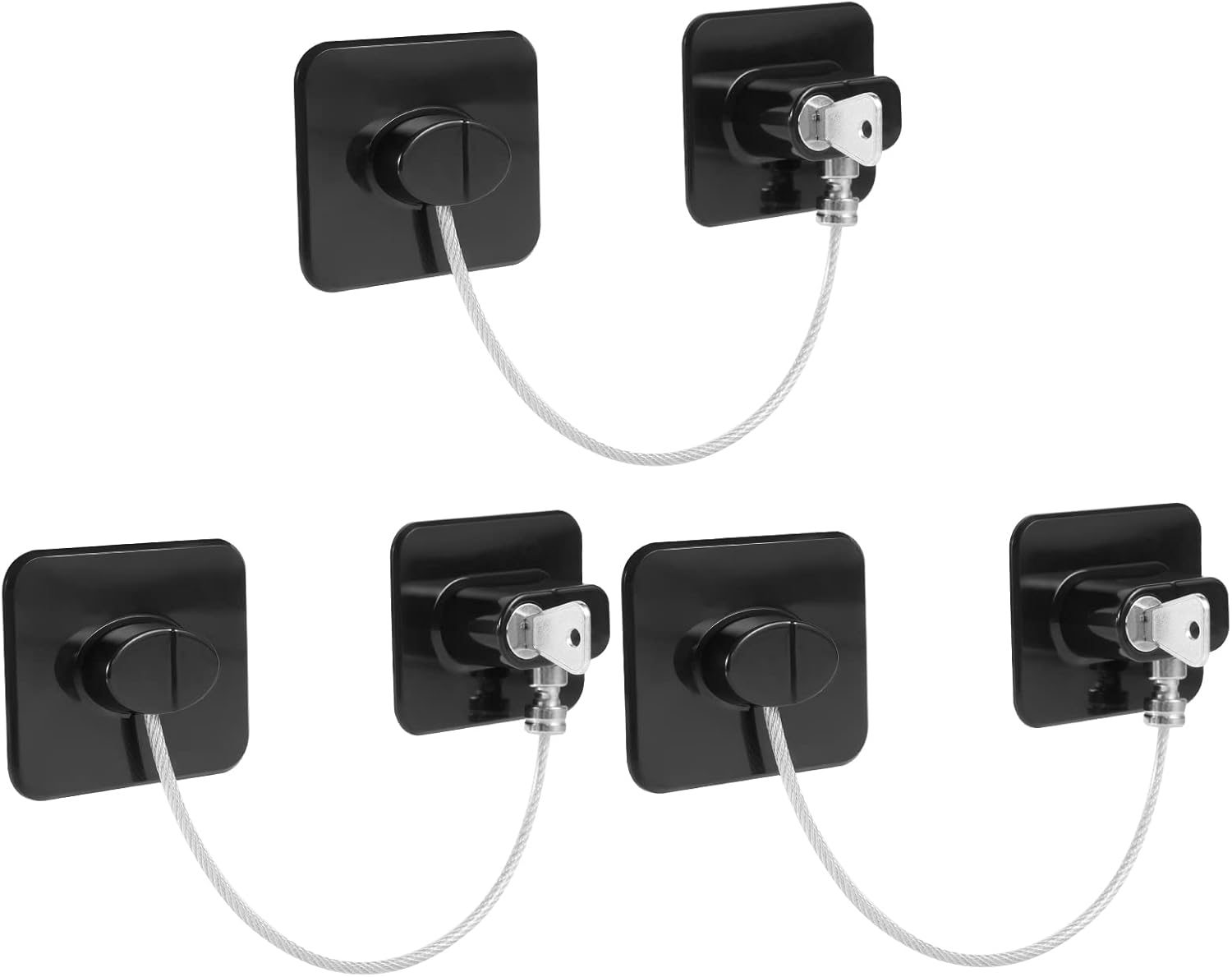 Attaches de câble - Nylon - Blanc - Réglables - Lot de 10 - Auto