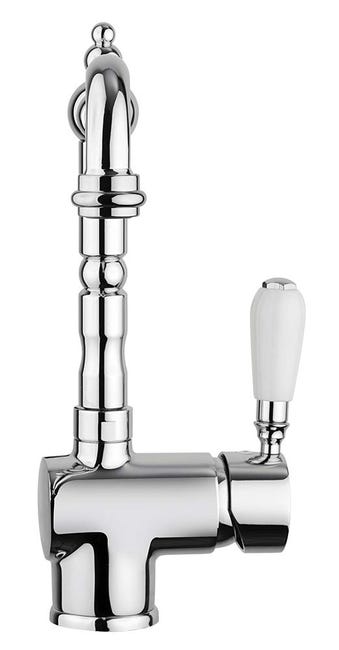 Rubinetto Cucina Monocomando Paini - Design Moderno Cromato, Made In Italy, Con Canna Orientabile - Foto 4