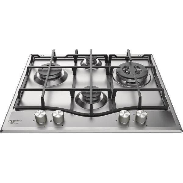 Hotpoint Placa De Gas Ariston Pcn 641 T/Ix/Ha 4 Fuegos 60Cm Inox - Imagen 2
