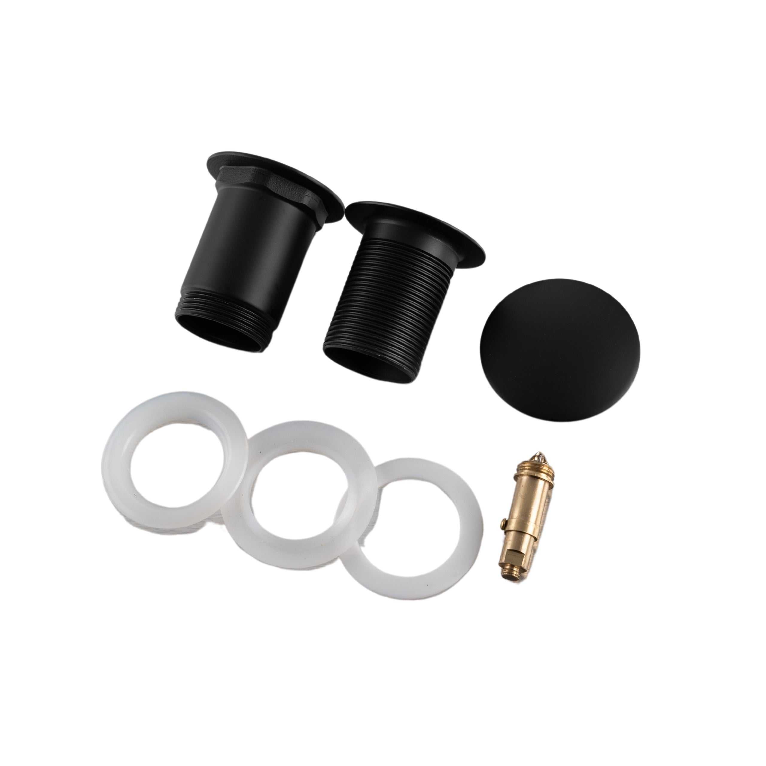 Balneo Bonde clic-clac sans trop-plein, pour lavabo, finition noir, laiton - 4