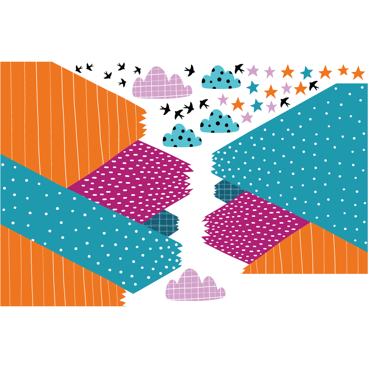 Adesivo bambino di montagna scandinavo nitika - Sticker adesivo - adesivi murali - 70x105cm - 2