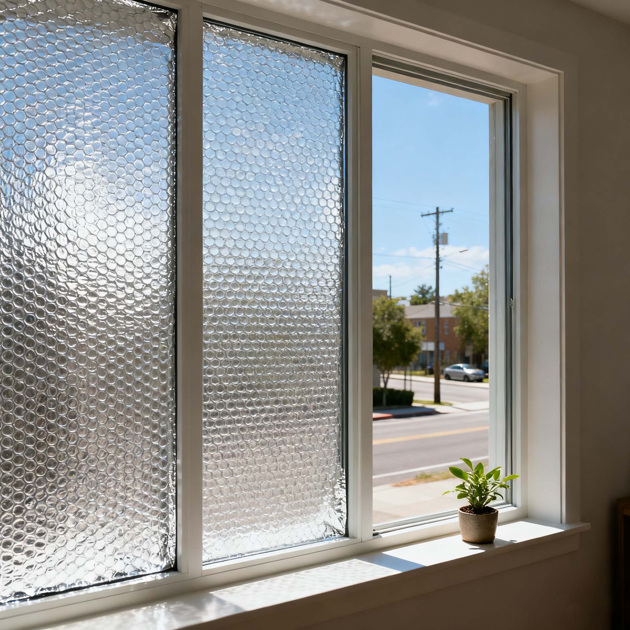 2 rollos 0,6×5m película aislante aluminio reflectante aislamiento térmico ventanas puertas garaje vehículos barrera radiante - 5