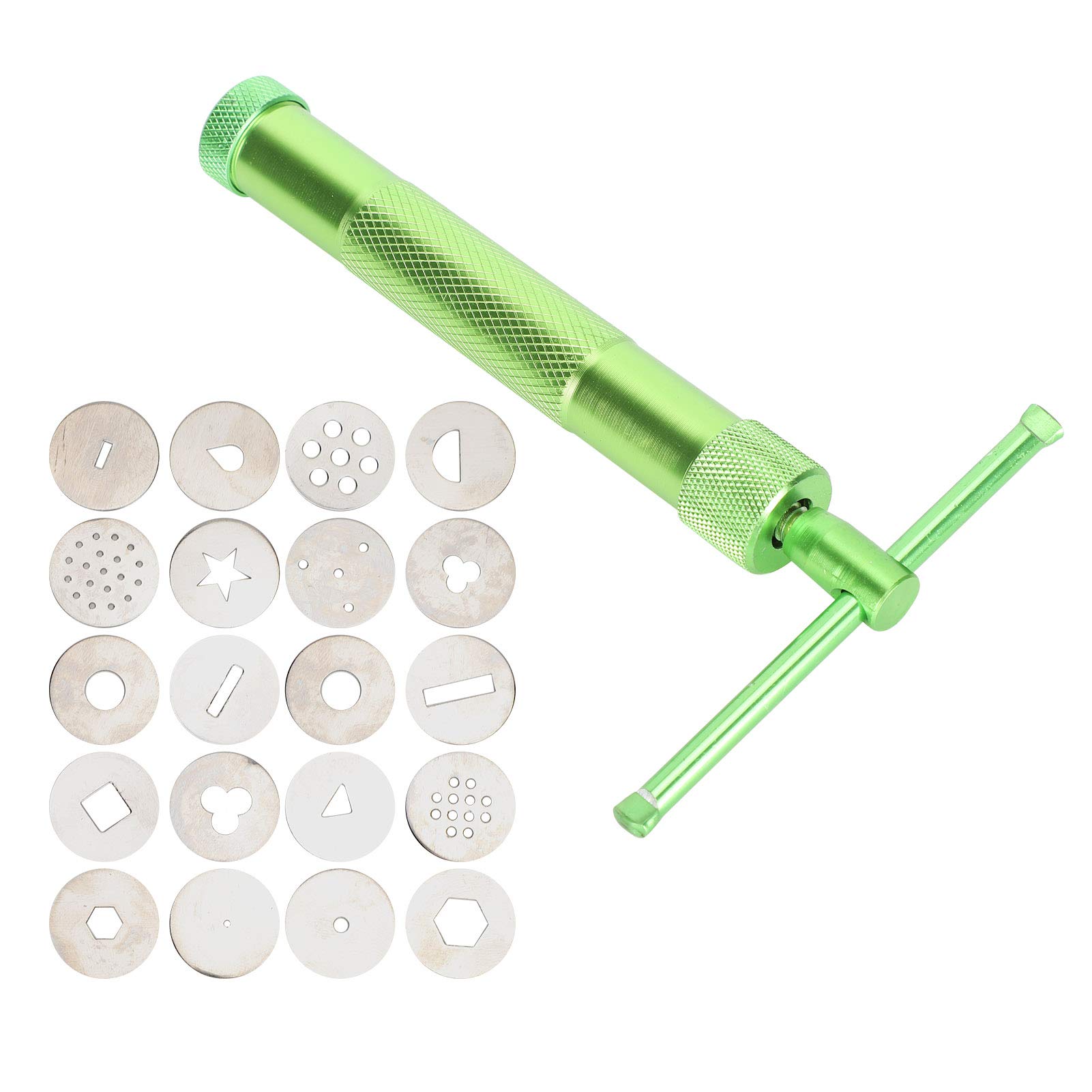 Extrudeuse En Acier Inoxydable Pour Pâte à Sucre Et Argile - 20 Disques Inclus