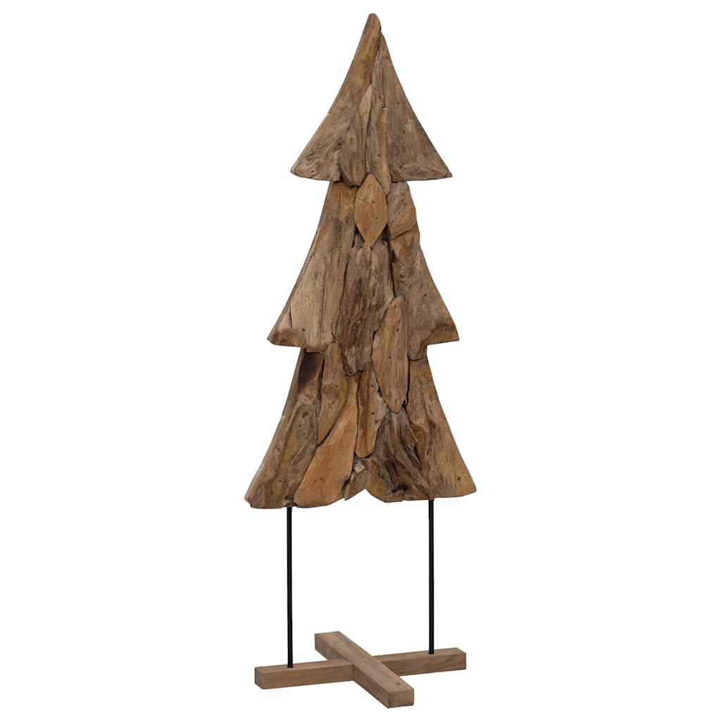 Choinka z podstawą Brązowy 90 cm Lite drewno tekowe