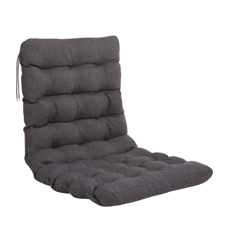 Poduszka na fotel ogrodowy 128 x 70 cm Topaz szary PATIO