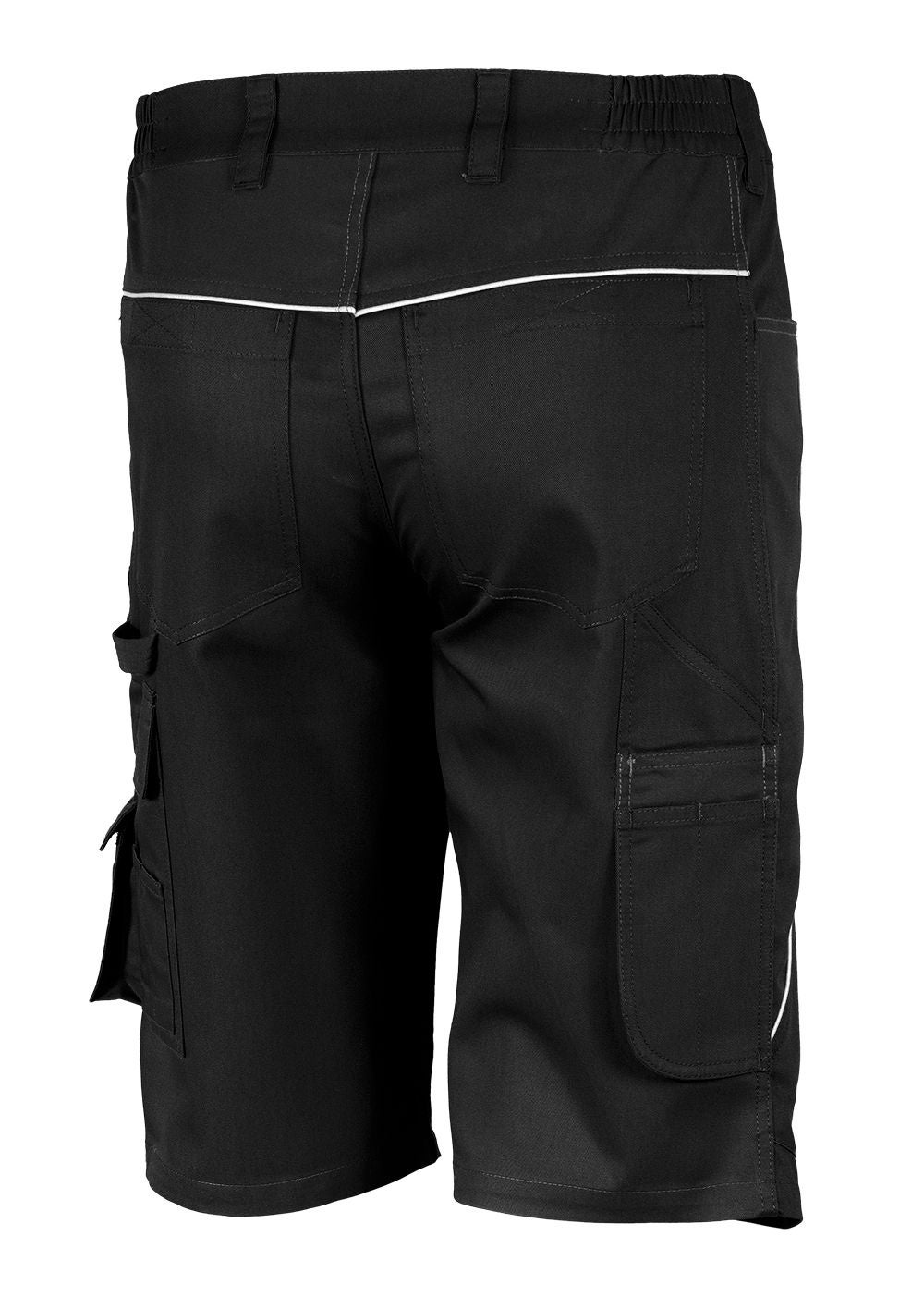 Qualitex - PROfessionals Shorts résistant en tissu renforcé de fibres - noir - size 64 - Unisex - Pantalon de travail court á 10 poche - 2