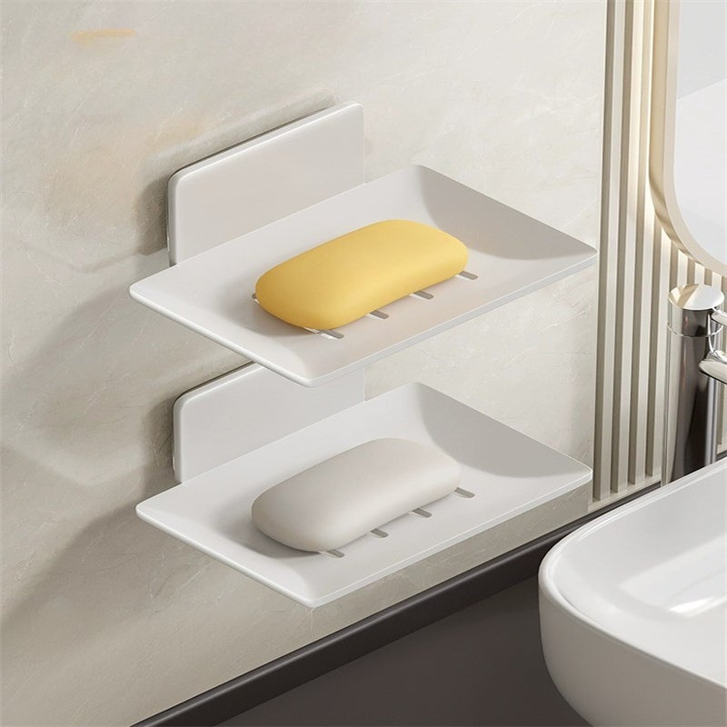 Gia, Porte-savon à ventouse pour salle de bain, à disposer dans la douche ou baignoire - Chrome