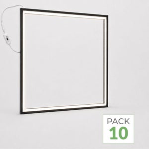 OTOTEC Lot de 10 panneaux lumineux LED 12 V pour modélisme ferroviaire, éclairage intérieur blanc chaud compatible avec Hornby OO HO modèle avec fil