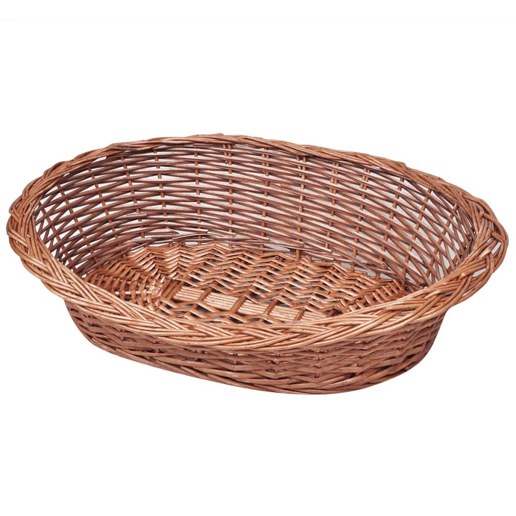 Wiklinowy kosz/legowisko dla psa, naturalne, 50 cm vidaXL