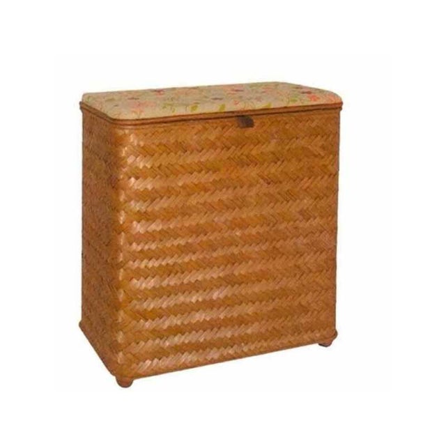 Furniture Limited - Cesto Biancheria Coperchio Marrone Scuro - Foto 3