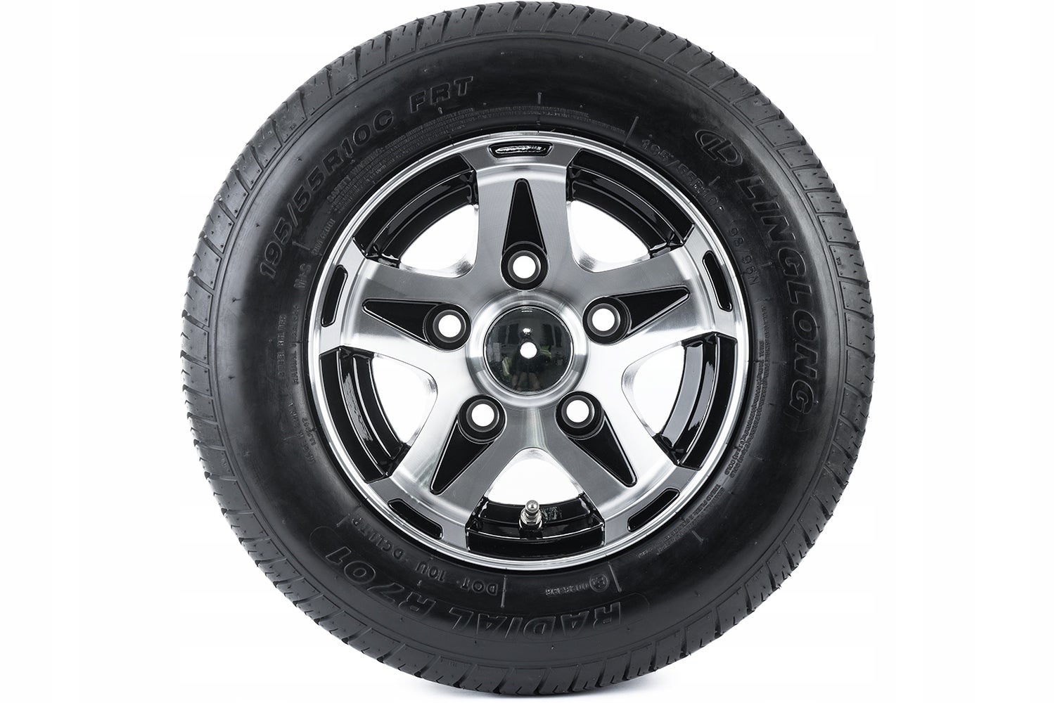 Koło wzmacniane do przyczepy Unitrailer opona 195/55 R10C 98/96N felga 6Jx10" 5x112 ET:-4 aluminium 1 szt.