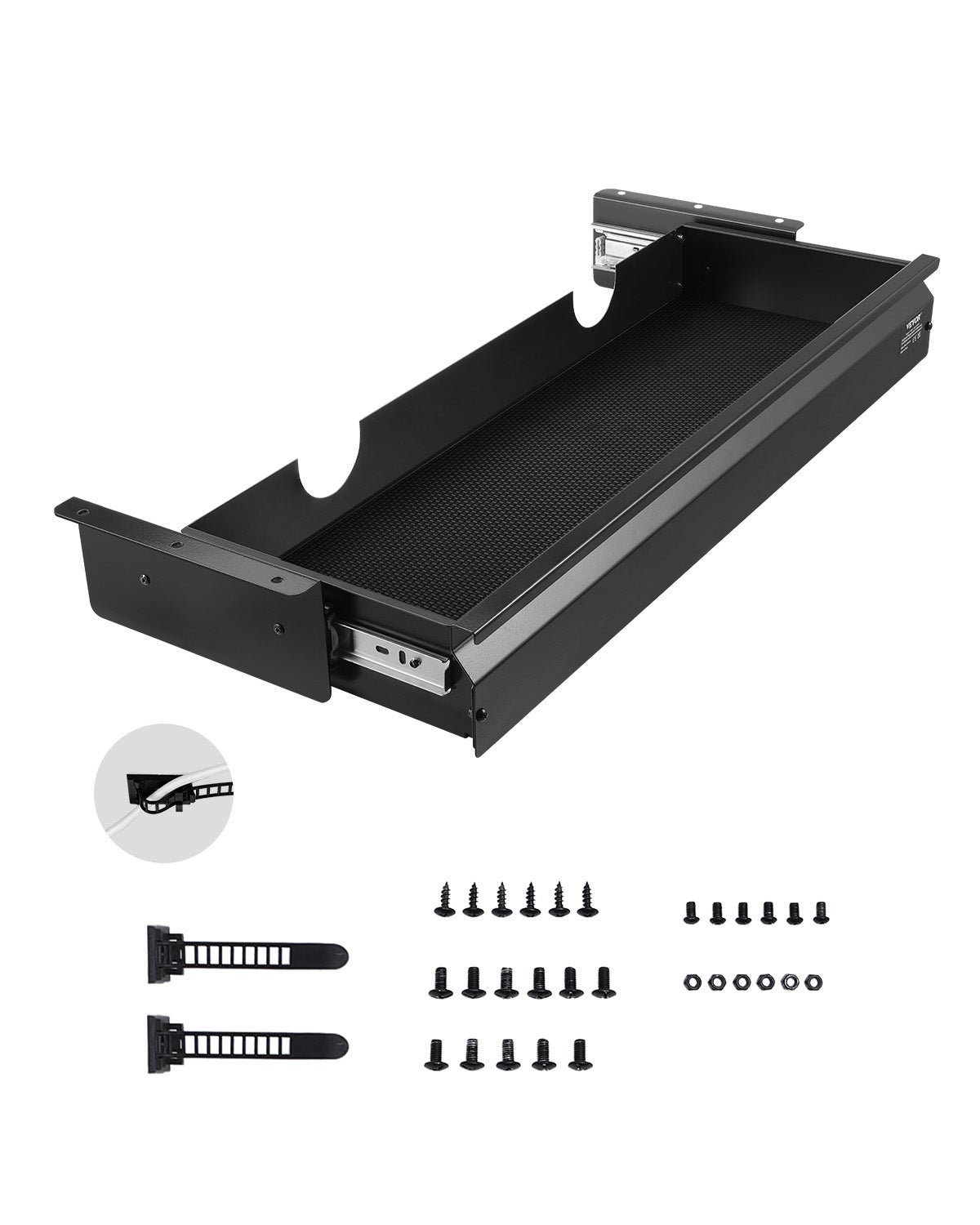 Szuflada pod biurko z półką Biurko podblatowe 740x235x107mm 1-komorowe VEVOR