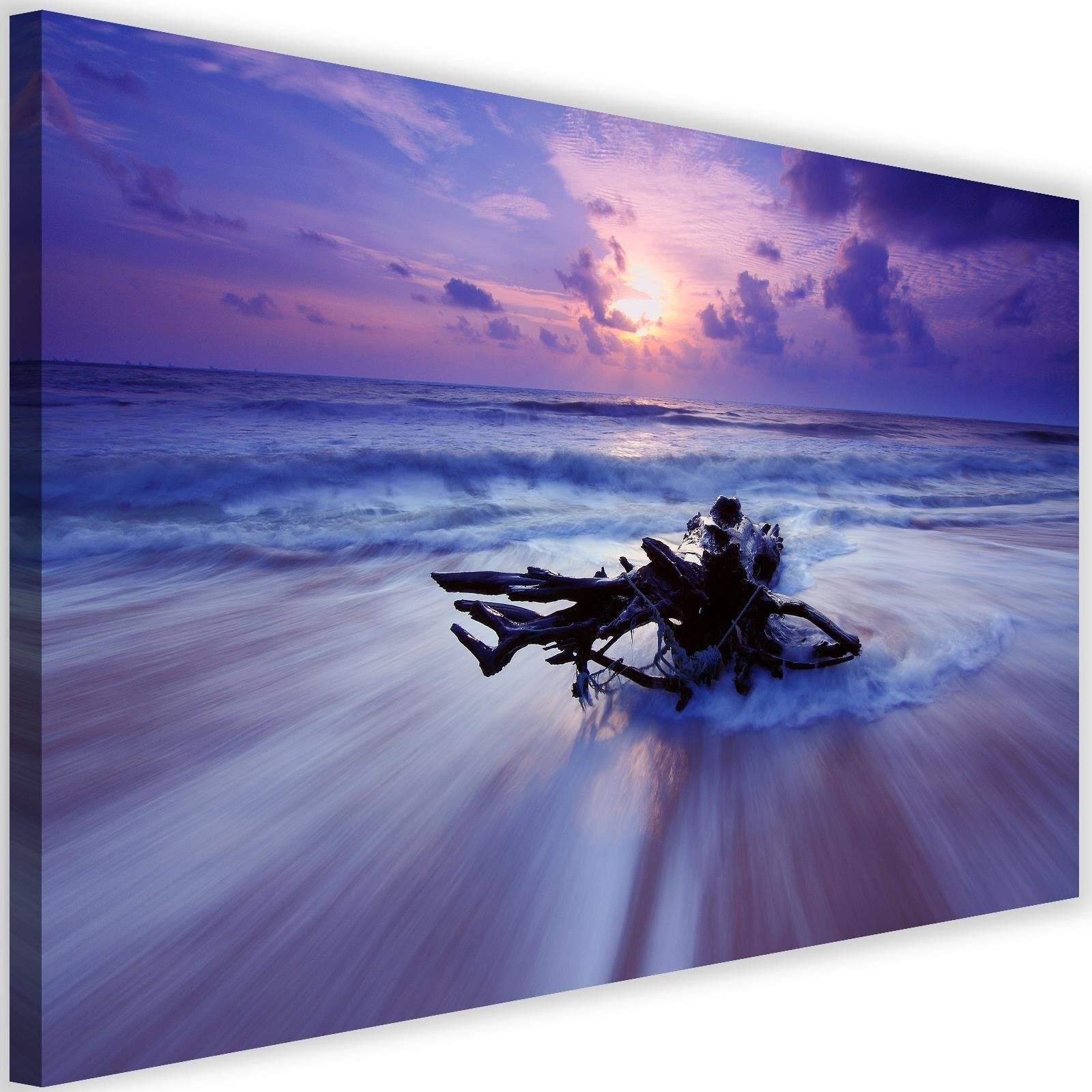 Tableau branche au bord de la mer - 90 x 60 cm | Leroy Merlin