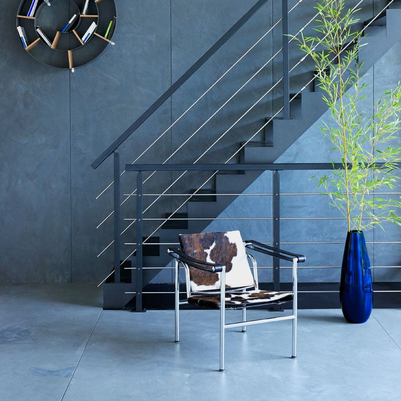 Kit garde-corps acier noir 4m pose à plat avec main courante acier, Universo KORDO - 2