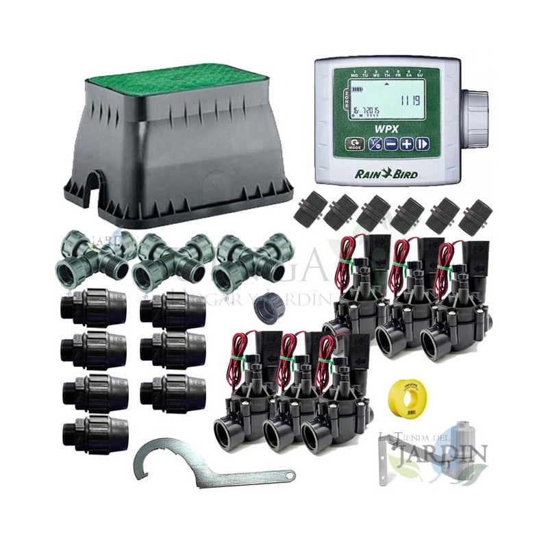 Kit di irrigazione automatica professionale Rain Bird 6 zone 9v Leroy — free download