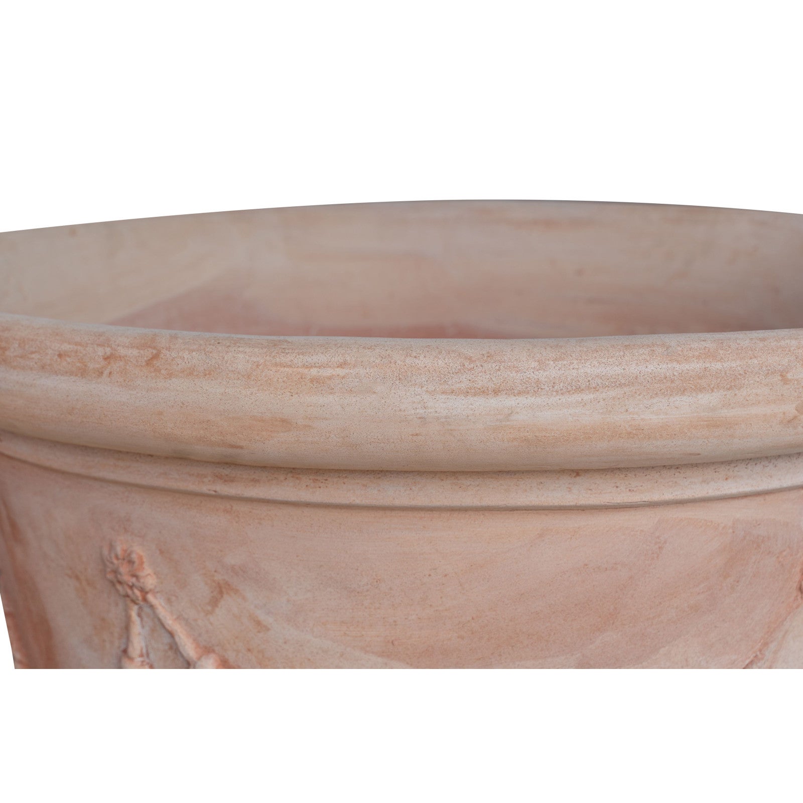 BISCOTTINI Vaso Da Fiori In Terracotta - Vaso Da Esterno - Fioriera Per Giardino, Balconi E Terrazze 59x47 Cm Prodotto In Italia 82978965