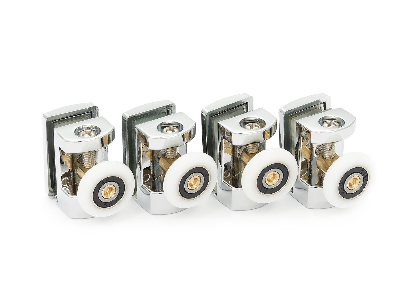 METALOWA SOLIDNA ROLKA ROLKI DO KABINY PRYSZNICOWEJ GÓRNA POJEDYNCZA 25 MM - 4