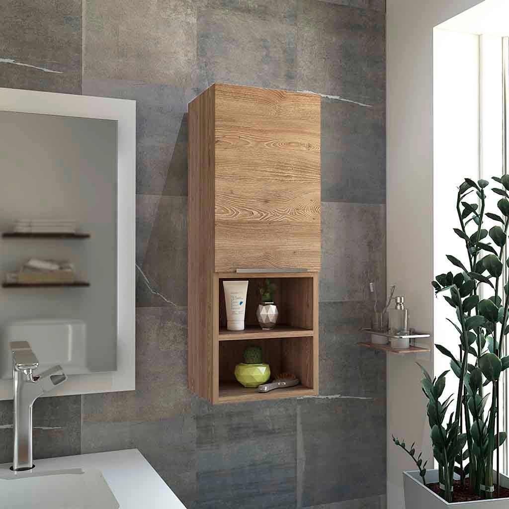 Armoire murale de salle de bain Mila, avec étagères , 81.71 cm X 29.99 — free download