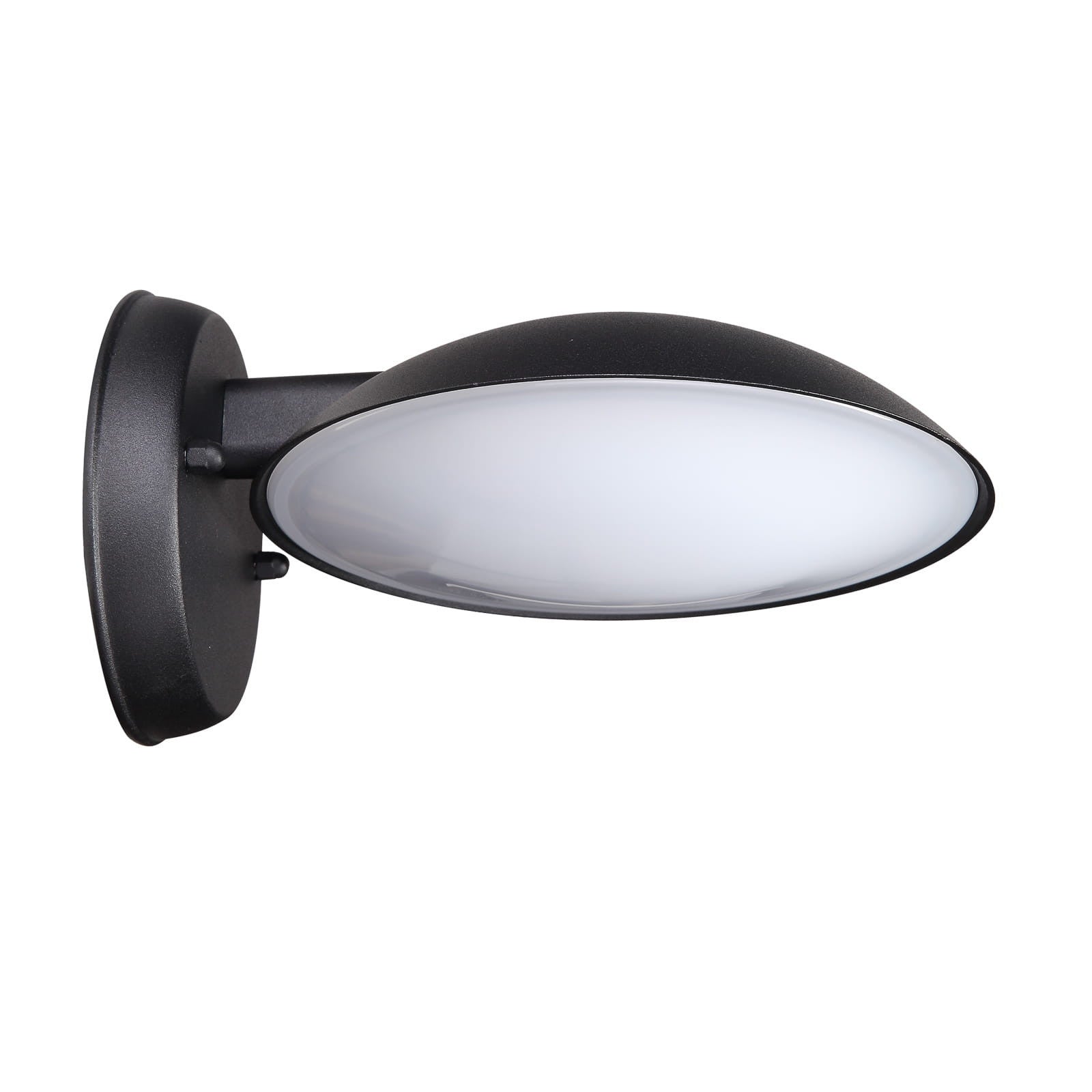 Kinkiet zewnętrzny PIOMBINO LED 12W Ciepła biel 1110lm czarno-biały wym:12,4x20x23,4cm IP44 Italux