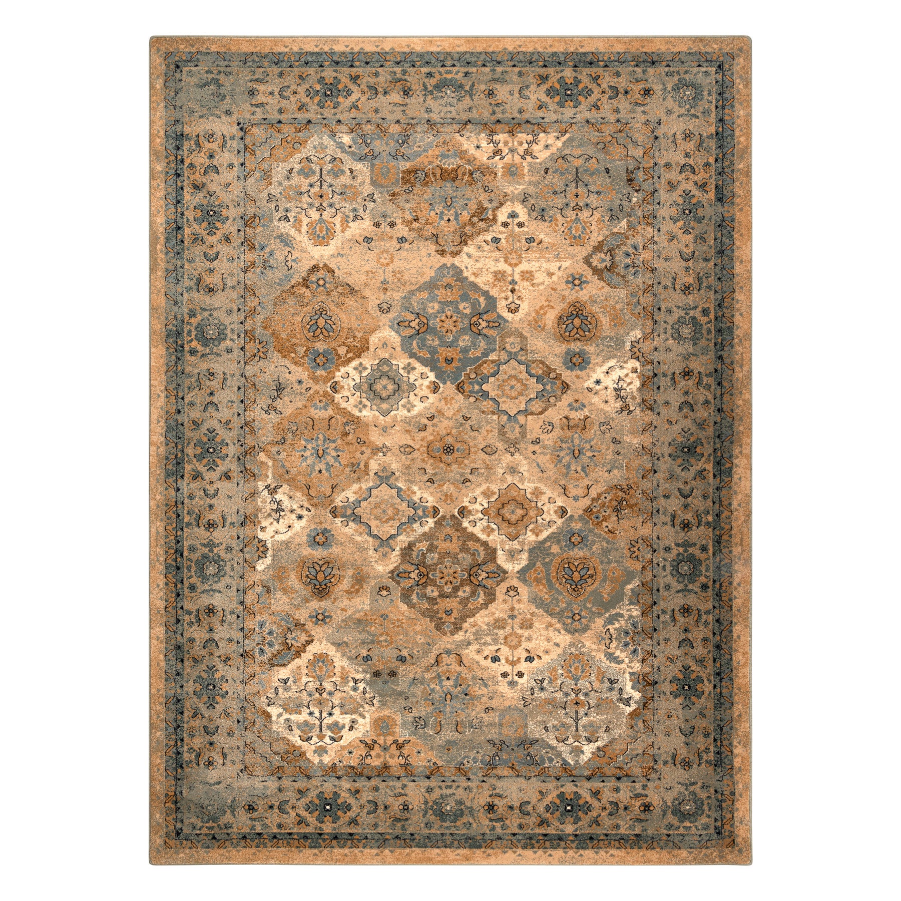 Tappeto di lana POLONIA Azer cornice, orientale, beige 200x300 cm - 2