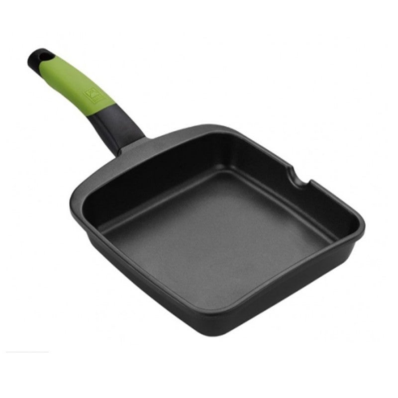 Bra Sartén Grill Lisa Prior 28Cm Negro/Verde , Leroy Merlin