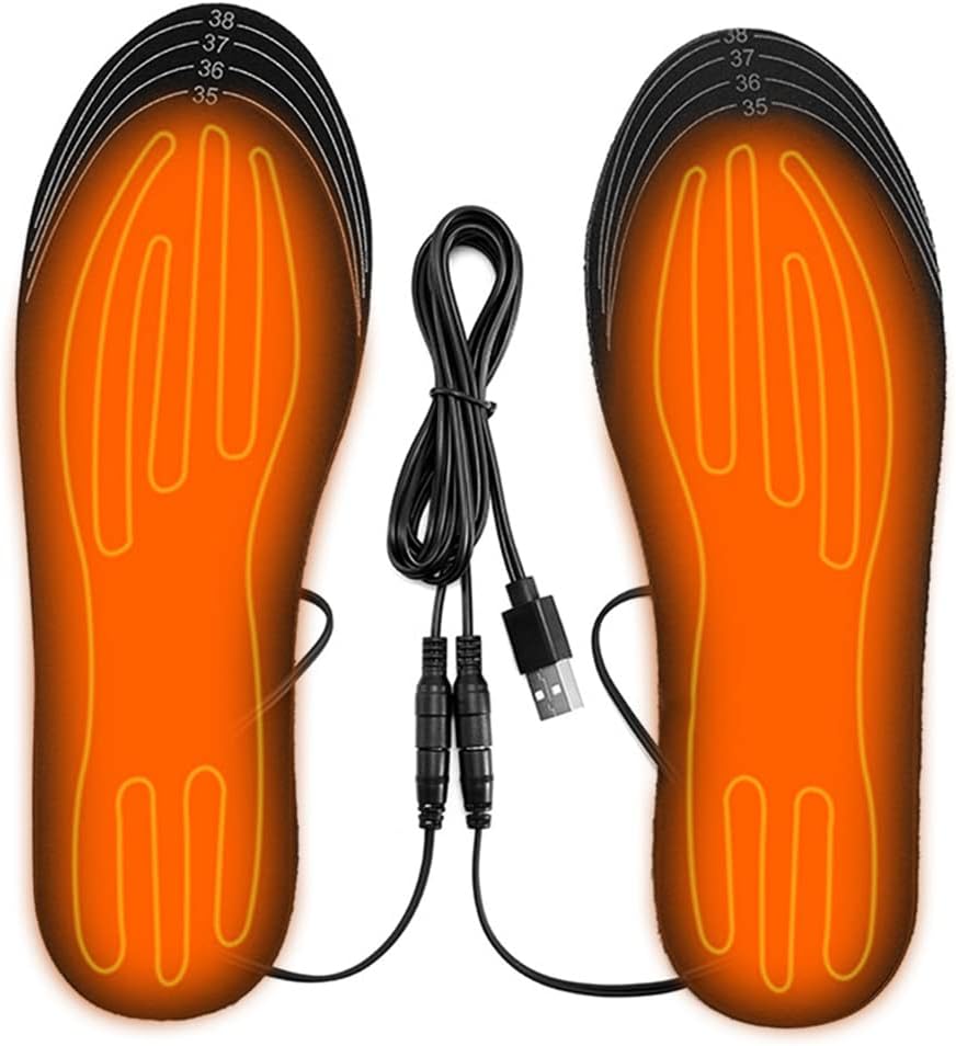 (40-46) Podgrzewane skarpety, ogrzewacze stóp, podgrzewane skarpety USB, skarpety do butów, zimowe poduszki grzewcze, ładowanie c