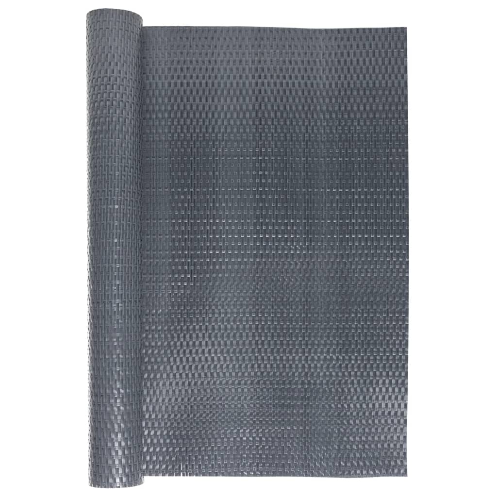 Toldo para balcón de ratán sintético gris antracita 500x90 cm - COMFORTXL - 3