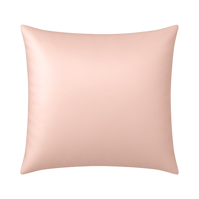 Taie d’oreiller en soie anti frisotti et anti-âge - Rose - 65x65 cm - Soie