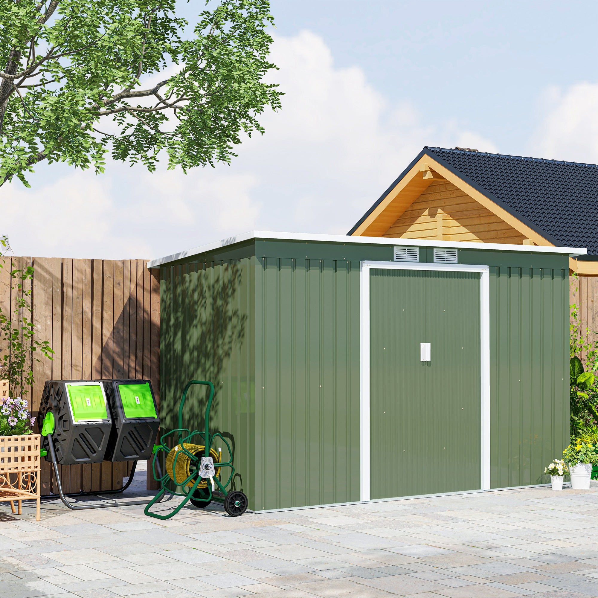 Composteur de Jardin PP Outsunny - 8