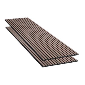 Set 8 Pannelli Fonoassorbenti Per Pareti E Soffitti - Design Moderno In Feltro PET E Rovere Scuro - Foto 6