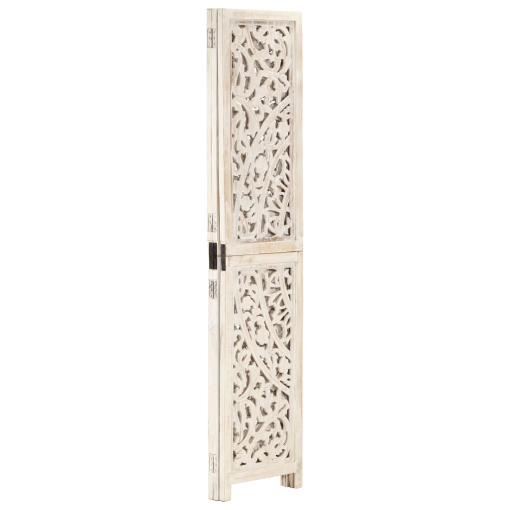 Divisorio 3 Ante Bianco Pieghevole - Separè Stanza 150x200 Cm In Tessuto Traspirante, Perfetto Per Privacy E Arredamento