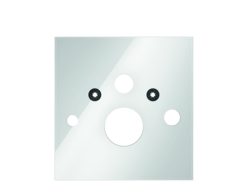 Tecelux placa de vidrio para wc con ducha wc, 9650101, versión: vidrio blanco