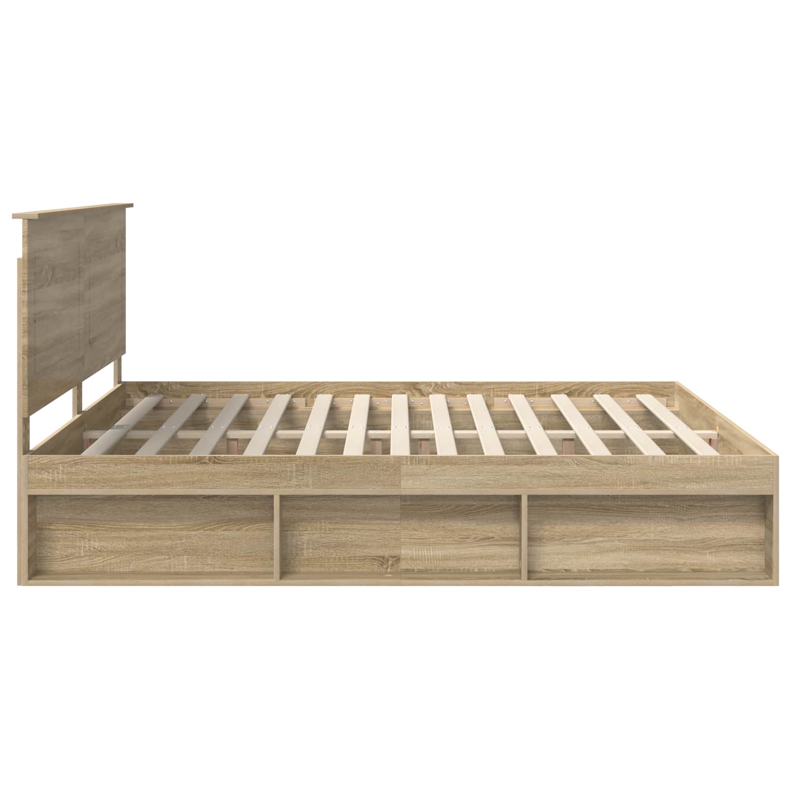 Cadre de lit 180 x 200 cm bois de pin massif - 8