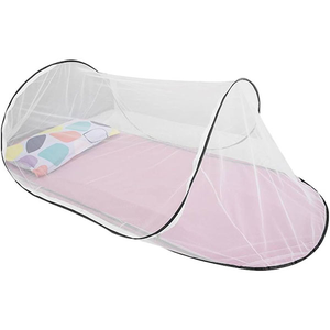 Moustiquaire Pop-Up Pour Lit Simple 200x80x56cm - Pliable, Filet Anti-Moustiques Portable Pour Voyage & Camping