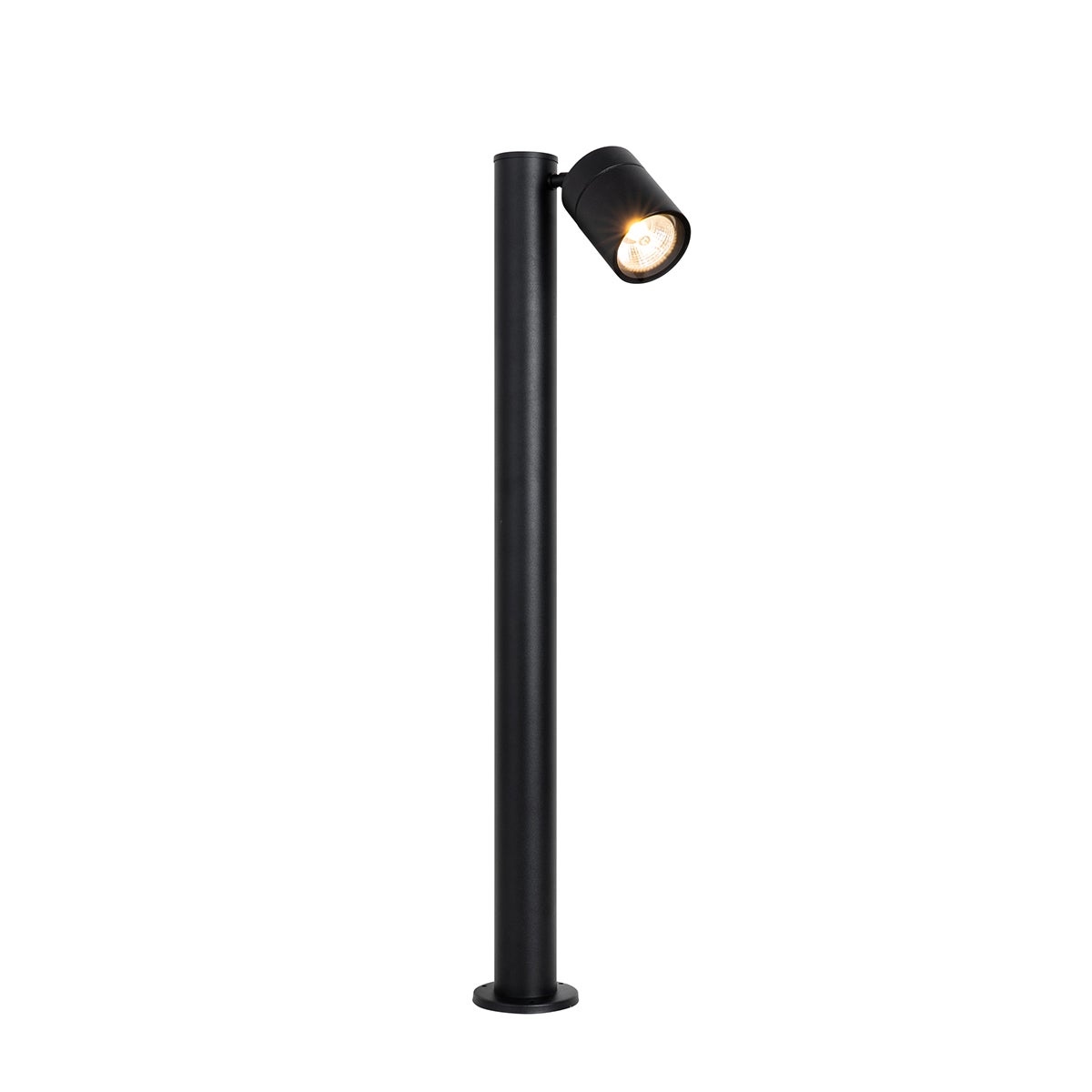 Lampa stojąca zewnętrzna czarna 80 cm AR70 regulowana IP44 - Solo