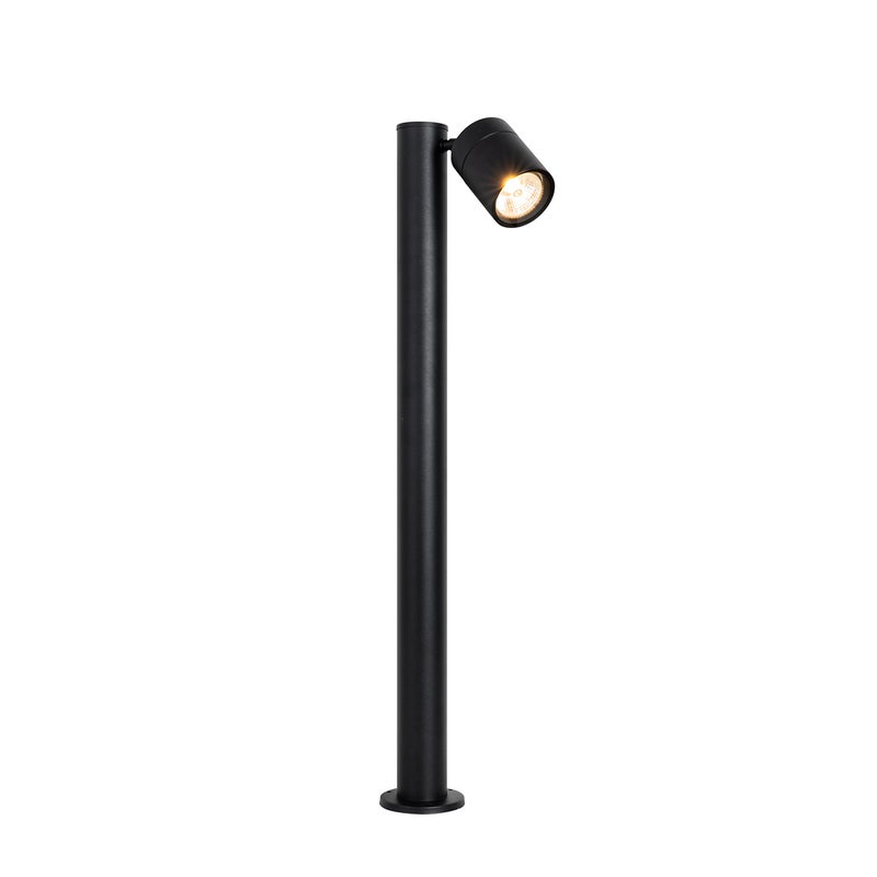 Lampa stojąca zewnętrzna czarna 80 cm AR70 regulowana IP44 - Solo